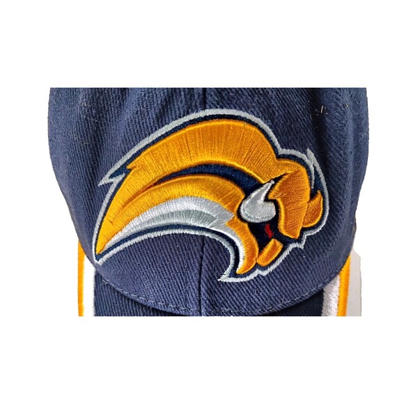 Buffalo Sabres Hat Cap Strap Back Blue Yellow Twill Dad NHL Licensed Hockey - Picture 7 of 10